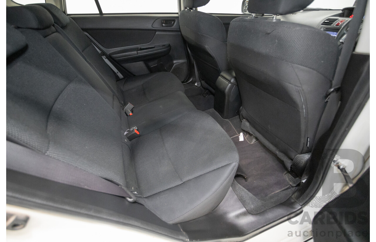 2/2015 Subaru XV 2.0i (AWD) MY14 4D Wagon Satin White 2.0L