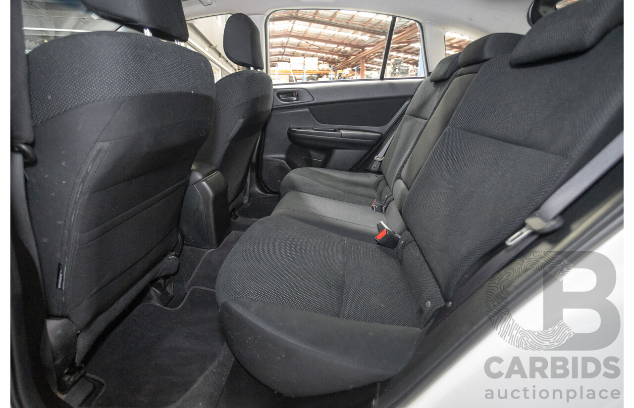 2/2015 Subaru XV 2.0i (AWD) MY14 4D Wagon Satin White 2.0L