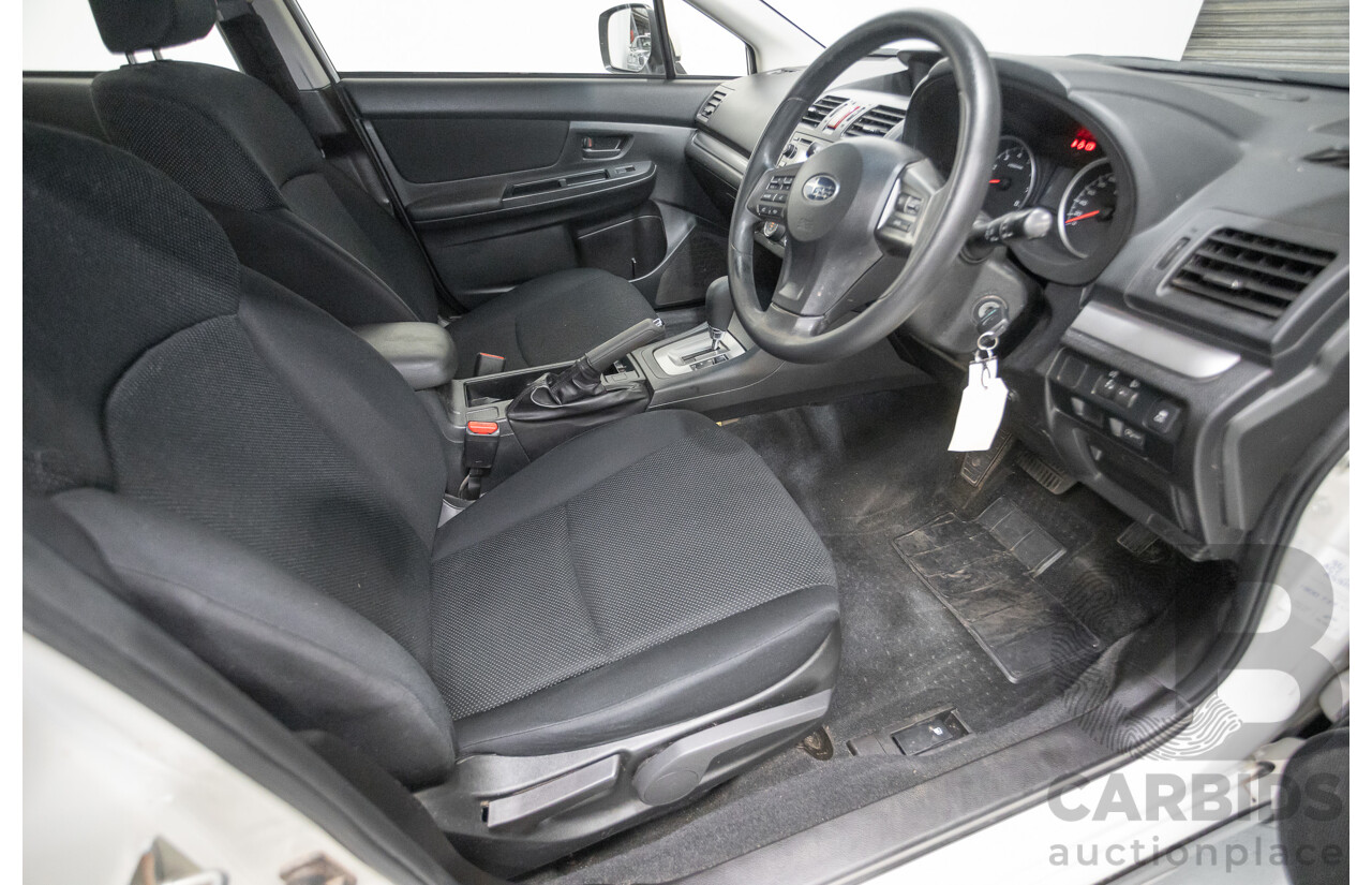 2/2015 Subaru XV 2.0i (AWD) MY14 4D Wagon Satin White 2.0L