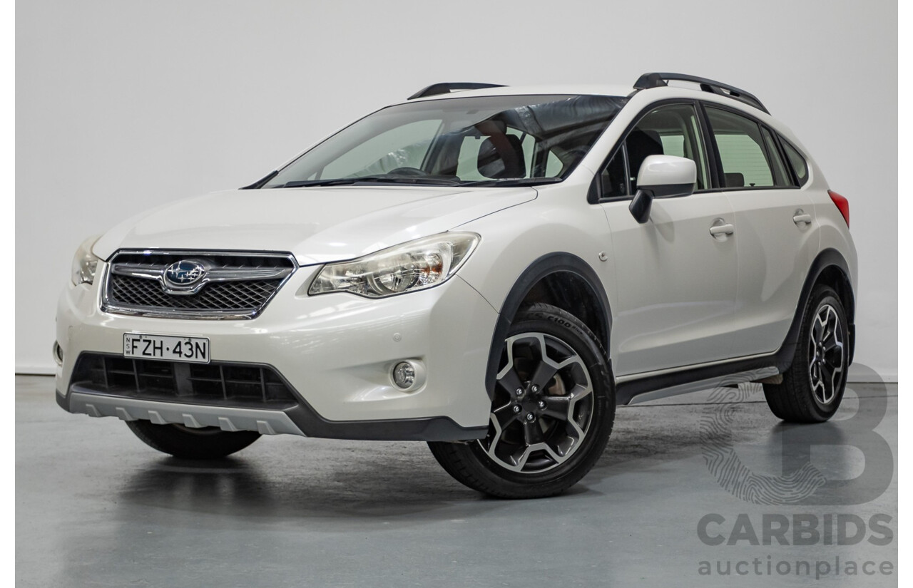 2/2015 Subaru XV 2.0i (AWD) MY14 4D Wagon Satin White 2.0L