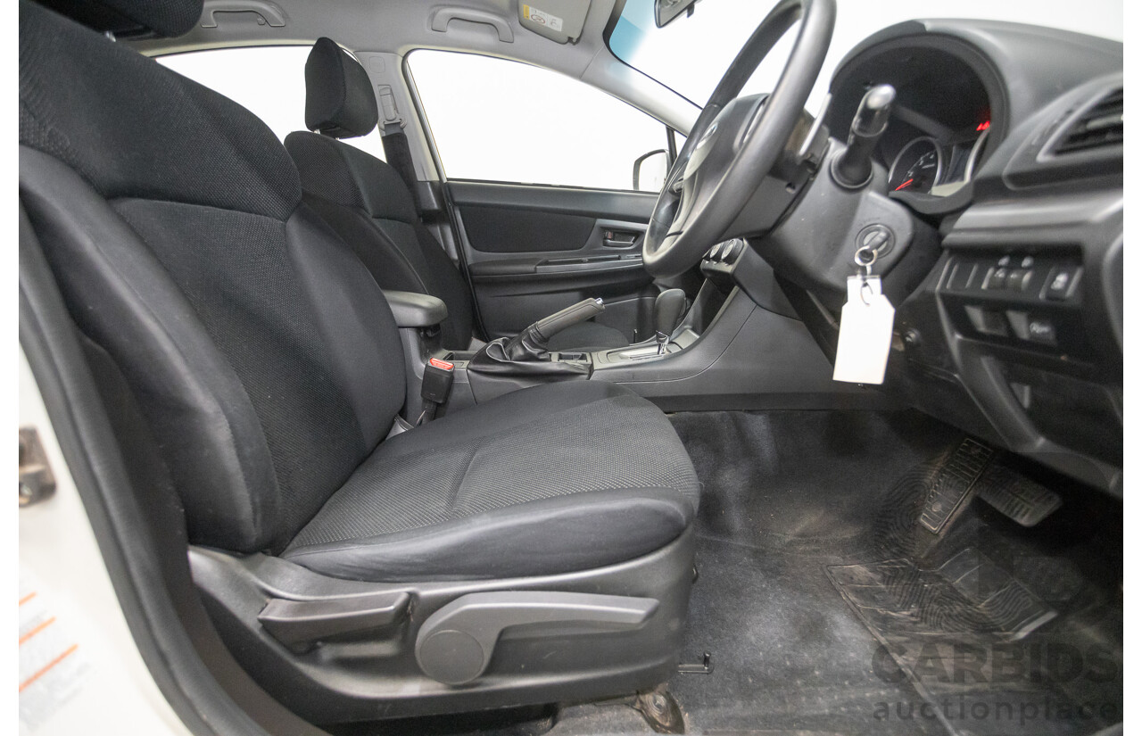 2/2015 Subaru XV 2.0i (AWD) MY14 4D Wagon Satin White 2.0L