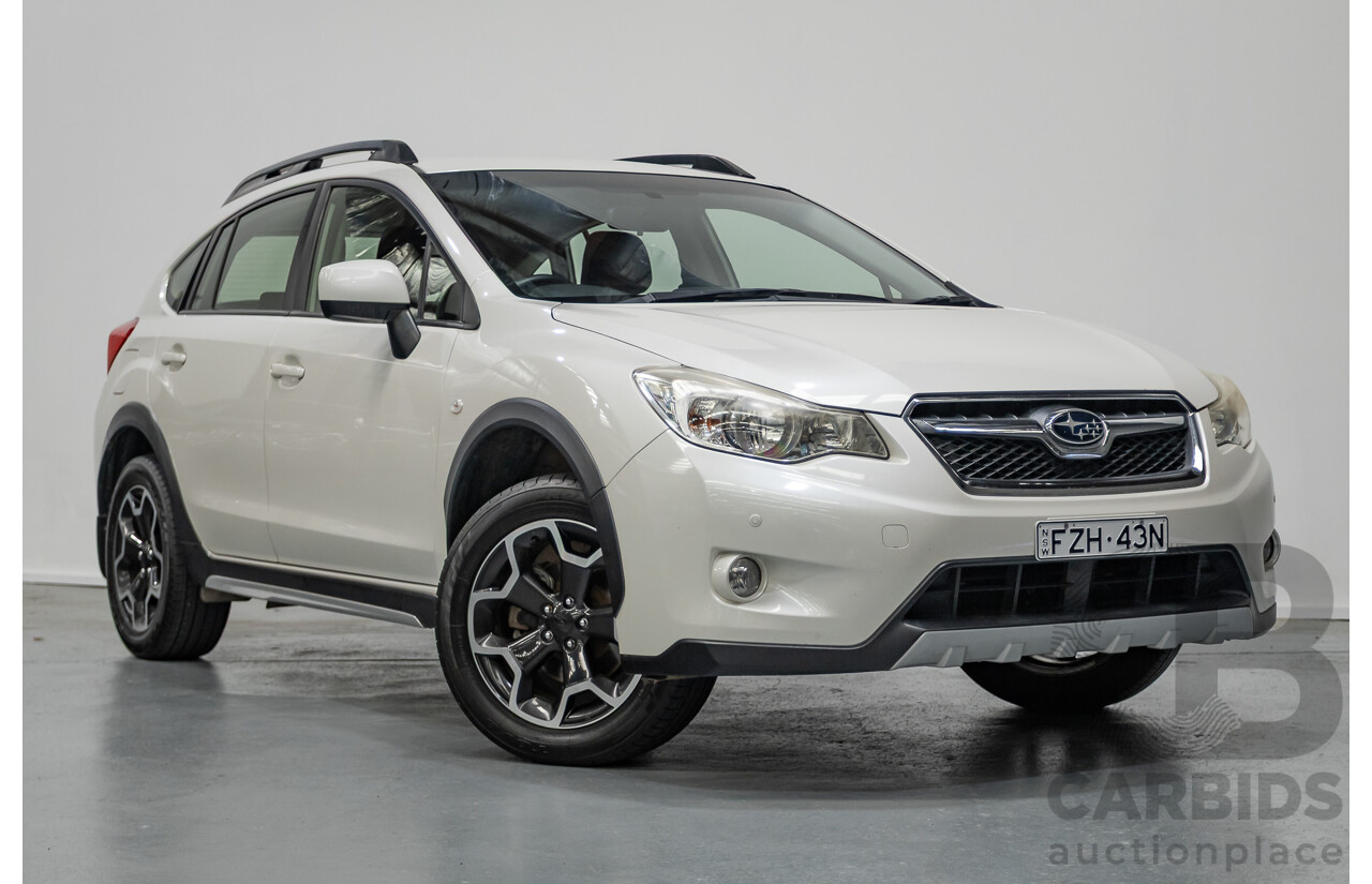 2/2015 Subaru XV 2.0i (AWD) MY14 4D Wagon Satin White 2.0L