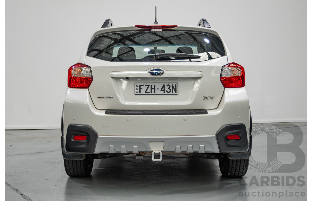 2/2015 Subaru XV 2.0i (AWD) MY14 4D Wagon Satin White 2.0L