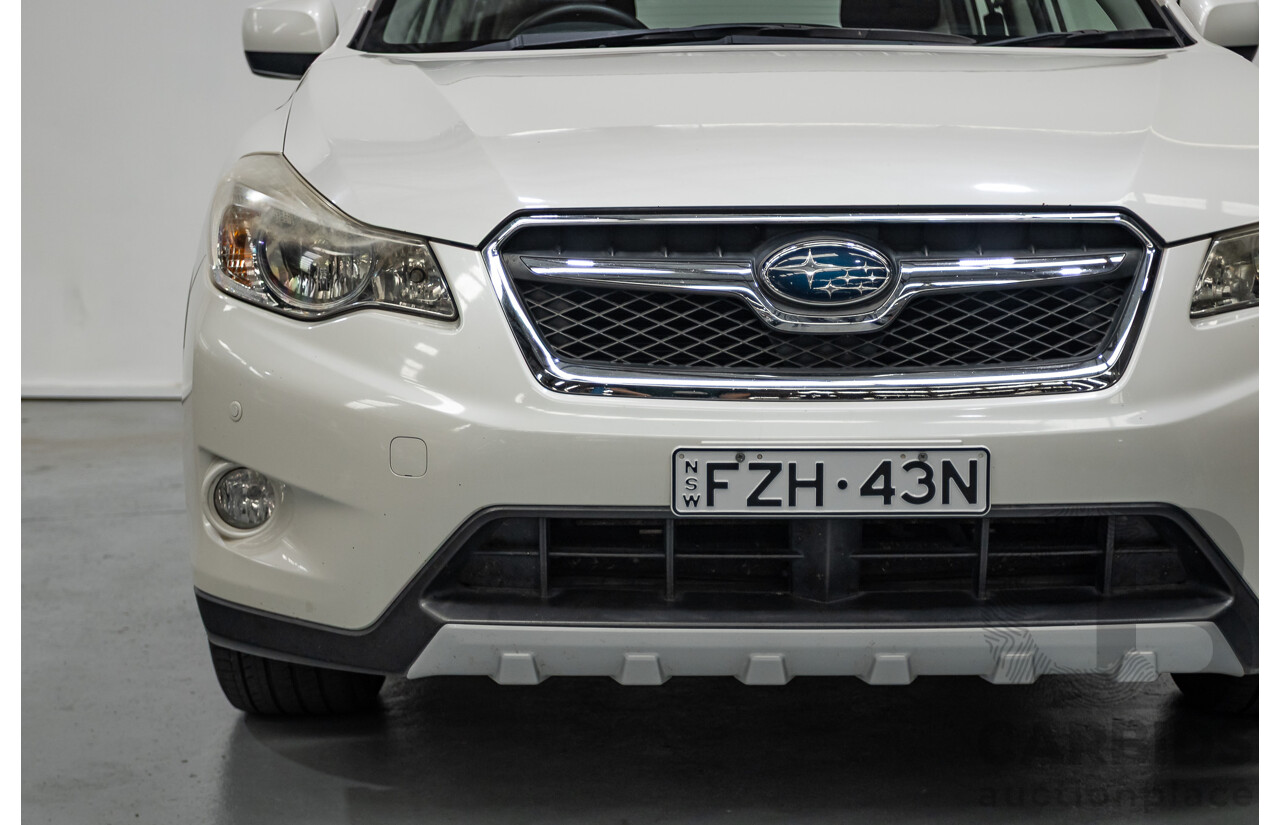 2/2015 Subaru XV 2.0i (AWD) MY14 4D Wagon Satin White 2.0L