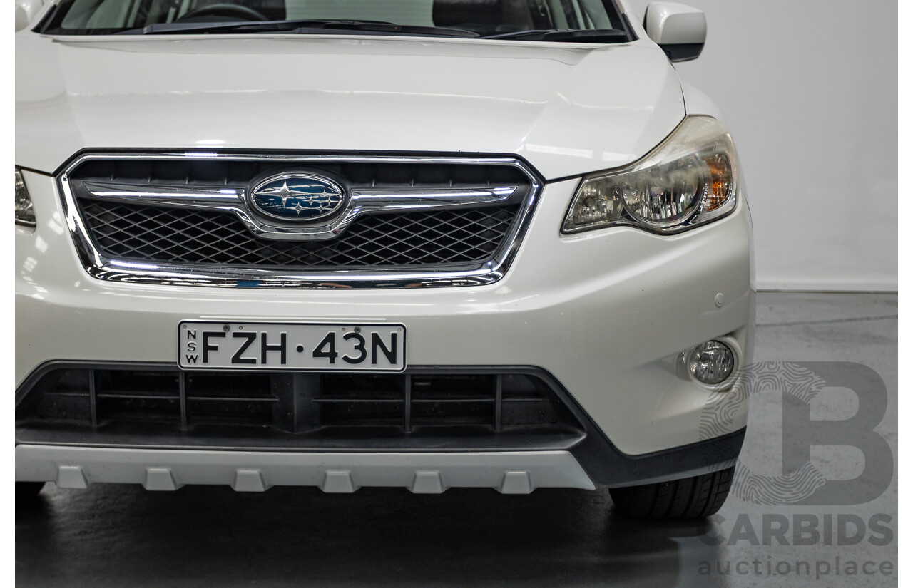 2/2015 Subaru XV 2.0i (AWD) MY14 4D Wagon Satin White 2.0L
