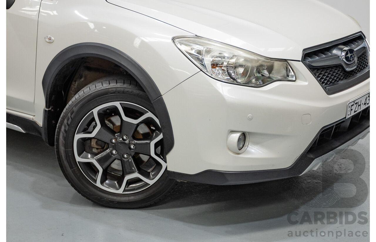 2/2015 Subaru XV 2.0i (AWD) MY14 4D Wagon Satin White 2.0L