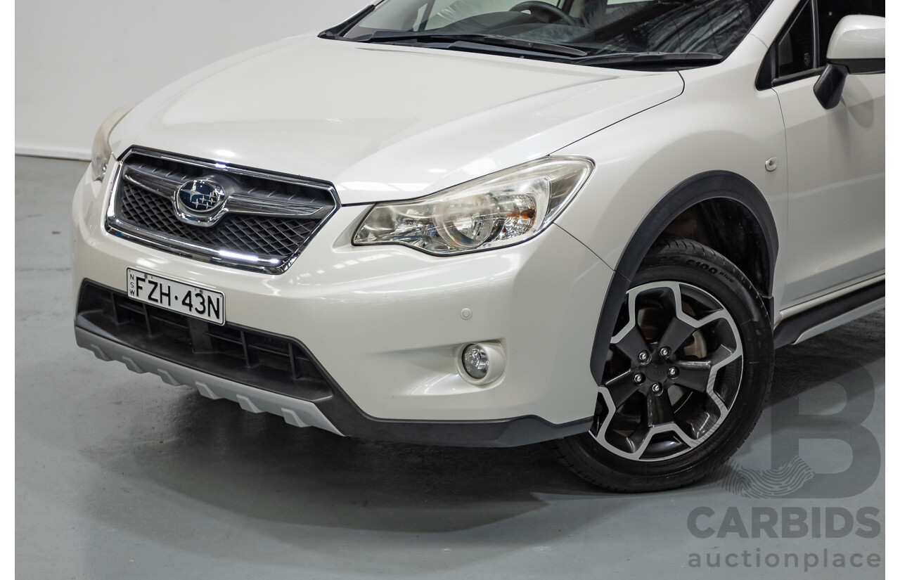 2/2015 Subaru XV 2.0i (AWD) MY14 4D Wagon Satin White 2.0L