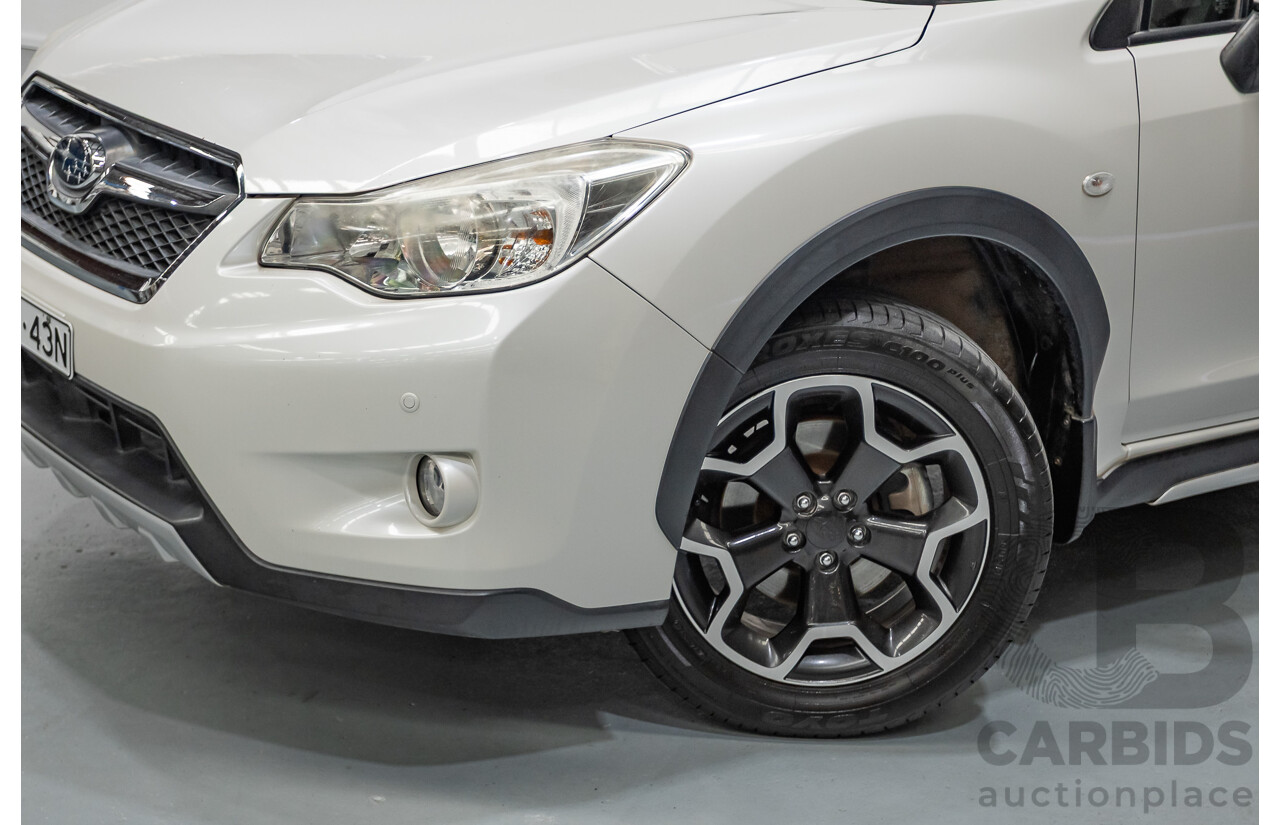 2/2015 Subaru XV 2.0i (AWD) MY14 4D Wagon Satin White 2.0L
