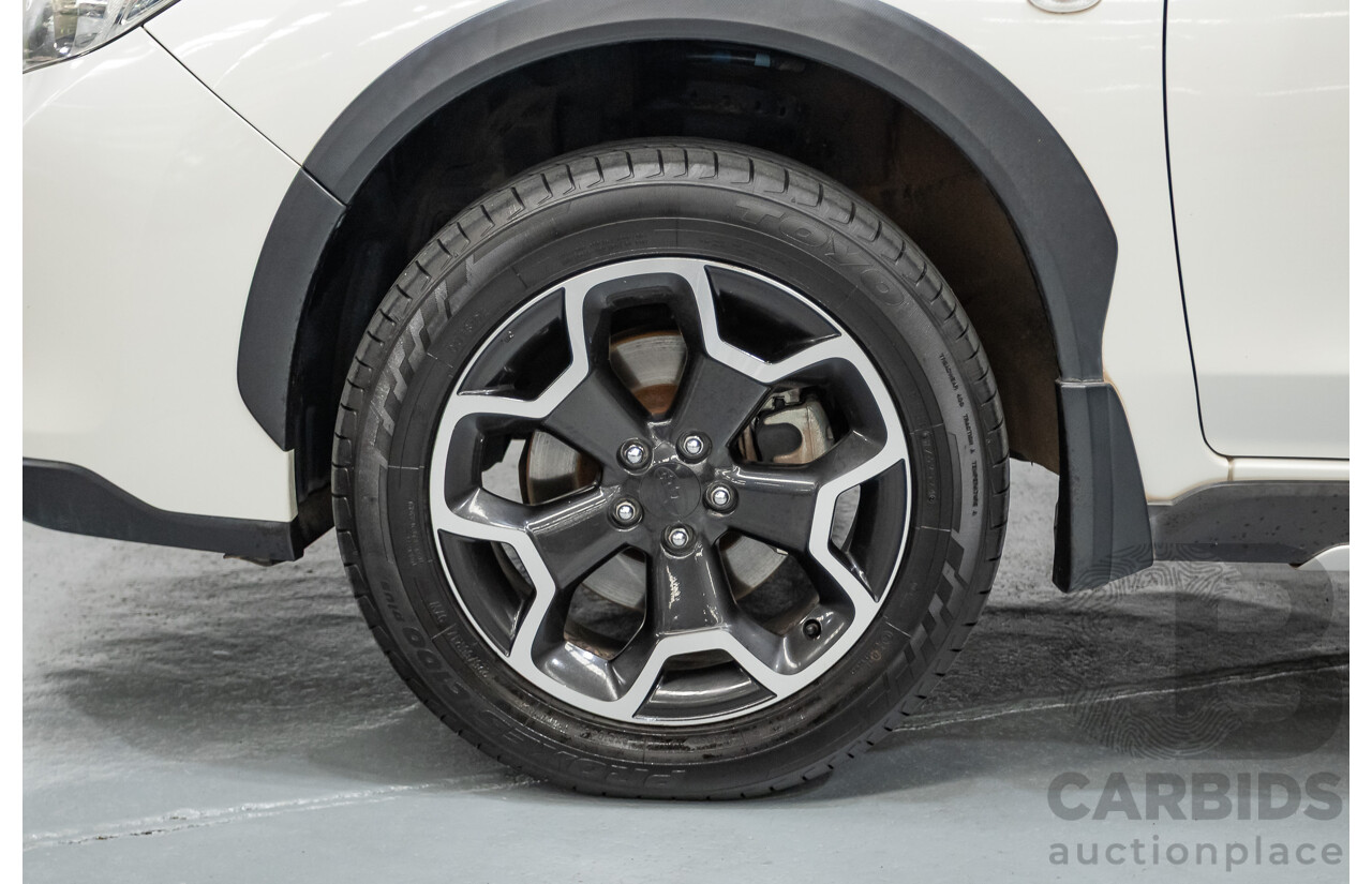 2/2015 Subaru XV 2.0i (AWD) MY14 4D Wagon Satin White 2.0L