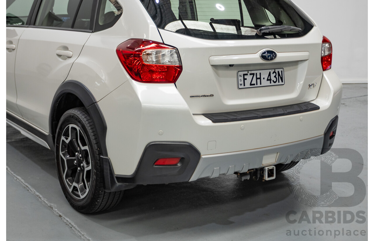 2/2015 Subaru XV 2.0i (AWD) MY14 4D Wagon Satin White 2.0L