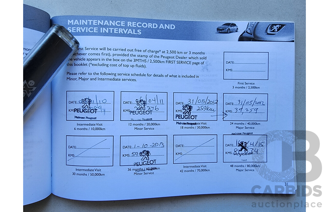 6/2010 Peugeot 207 XT HDi MY10 5d Hatchback White 1.6L