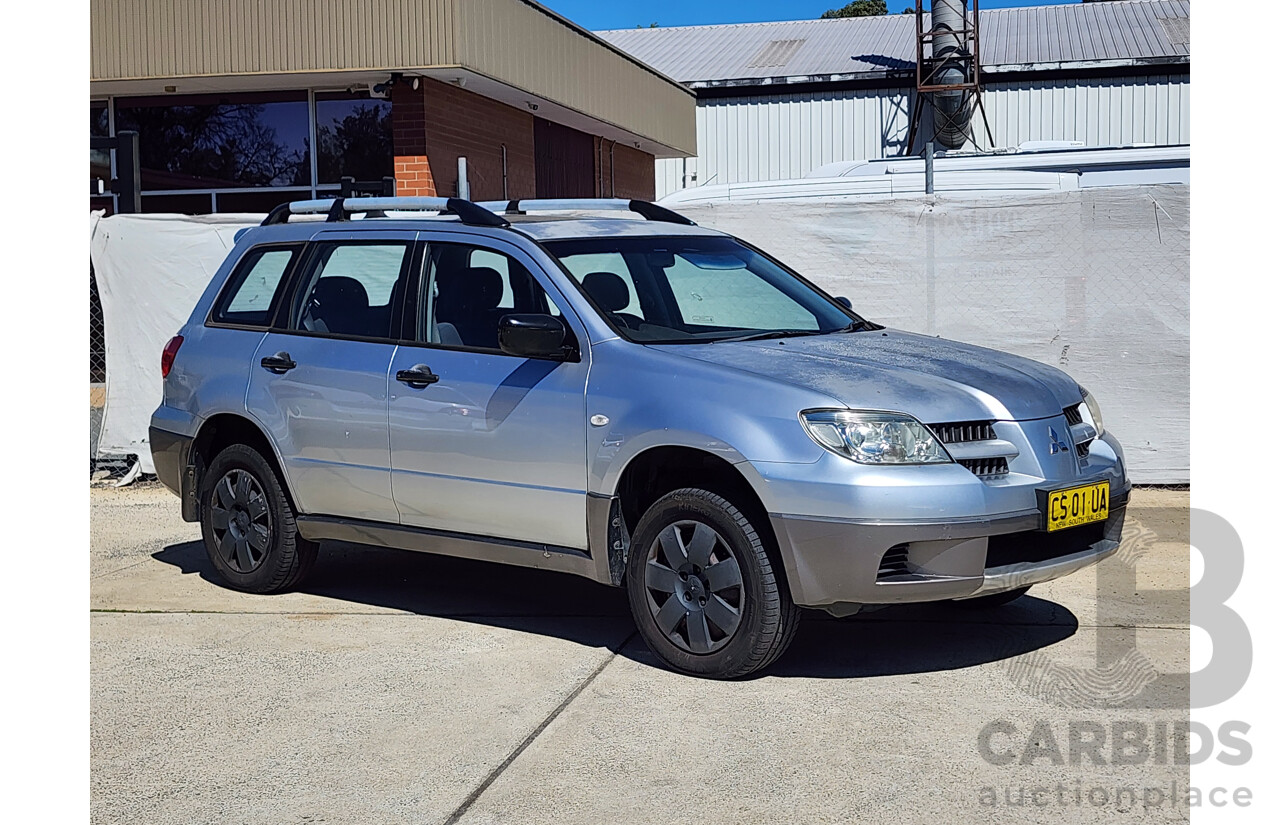 5/2005 Mitsubishi Outlander LS ZF 4d Wagon Silver 2.4L