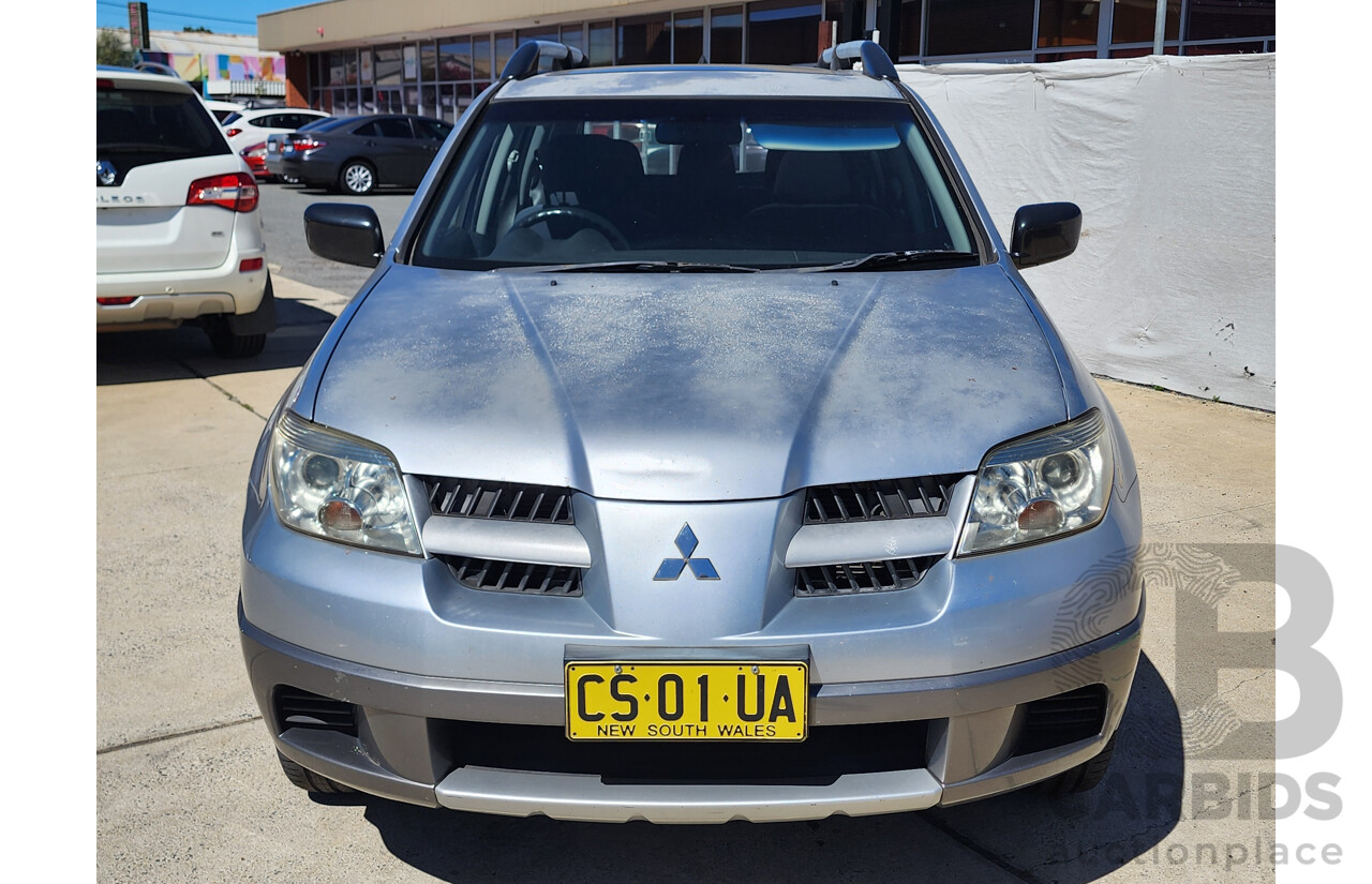 5/2005 Mitsubishi Outlander LS ZF 4d Wagon Silver 2.4L