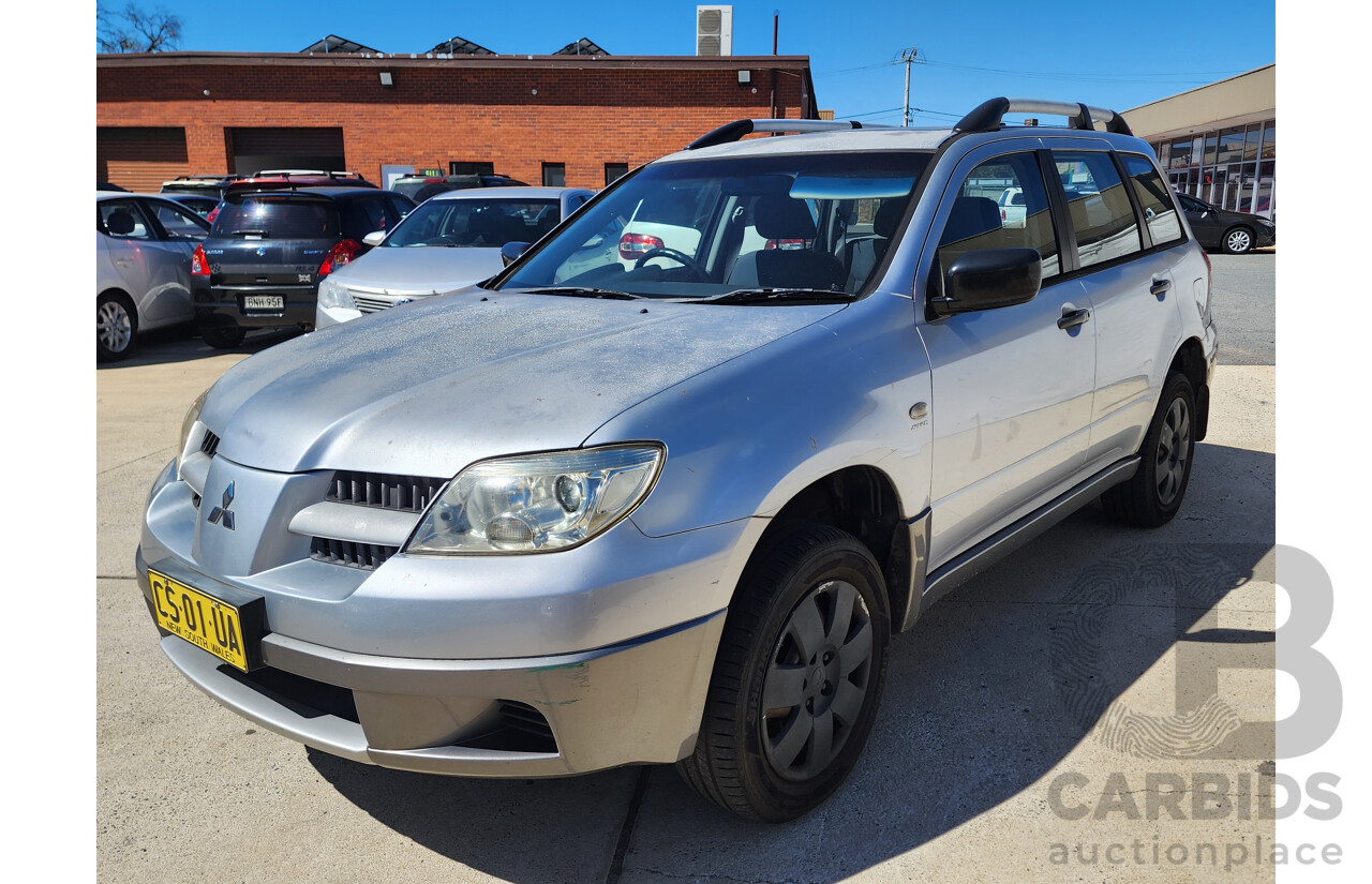 5/2005 Mitsubishi Outlander LS ZF 4d Wagon Silver 2.4L