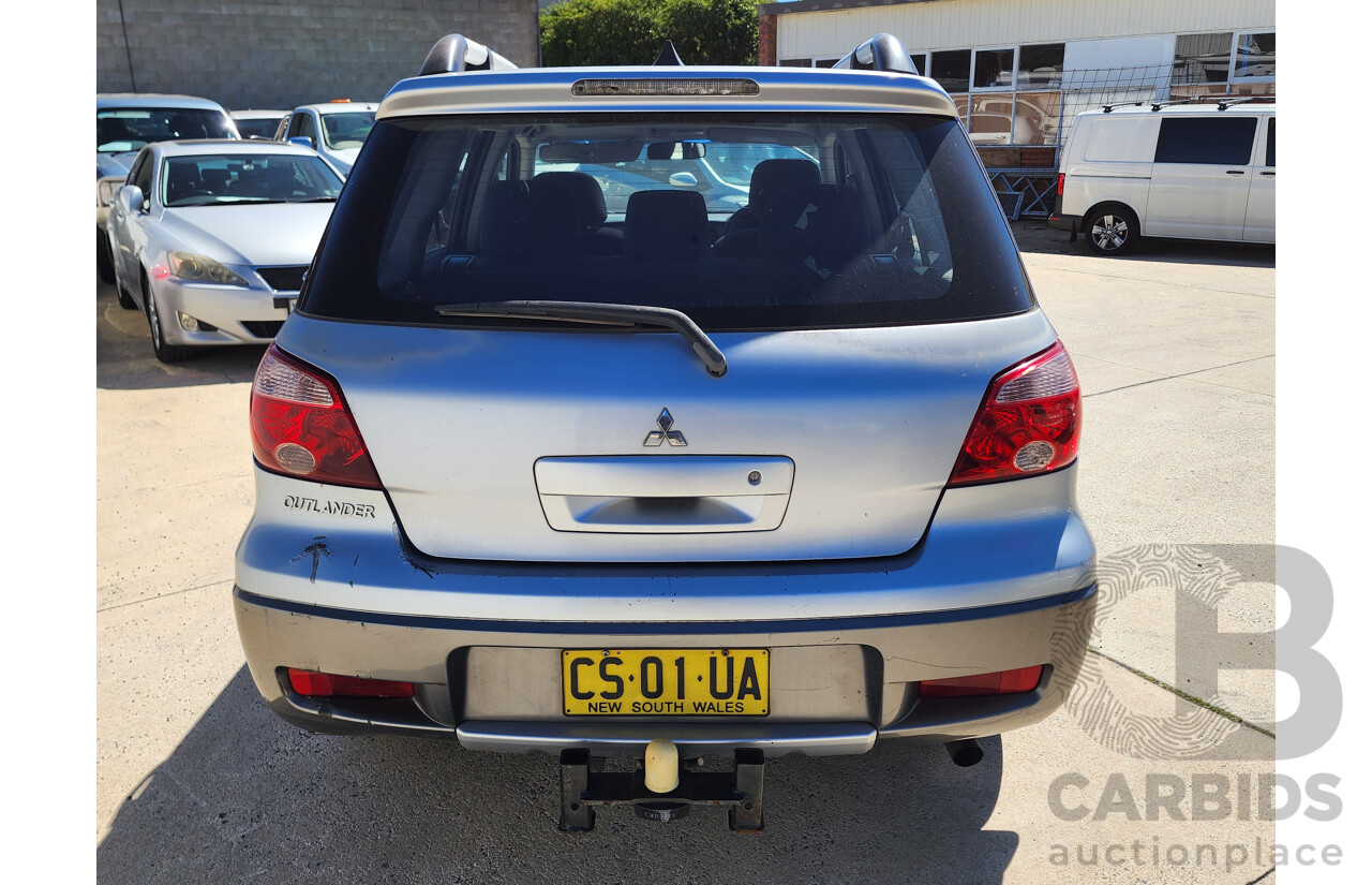 5/2005 Mitsubishi Outlander LS ZF 4d Wagon Silver 2.4L