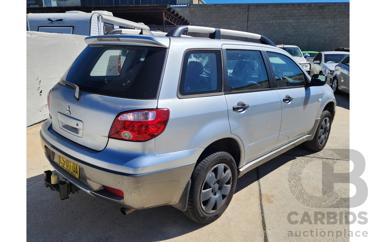 5/2005 Mitsubishi Outlander LS ZF 4d Wagon Silver 2.4L