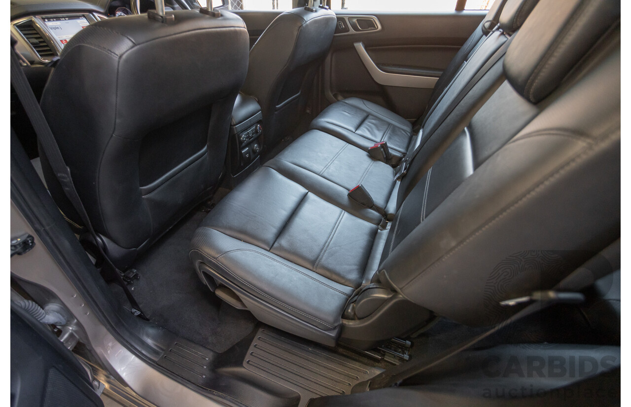 07/2018 Ford Everest Trend (4WD) UA II MY19 4D Wagon Diffused Silver Metallic Twin Turbo Diesel 2.0L - 7 Seats