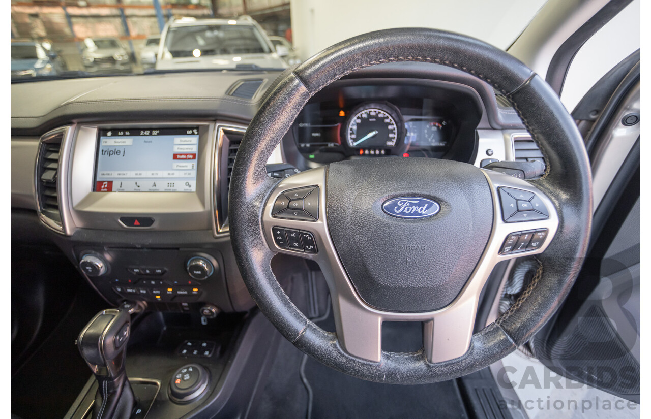 07/2018 Ford Everest Trend (4WD) UA II MY19 4D Wagon Diffused Silver Metallic Twin Turbo Diesel 2.0L - 7 Seats