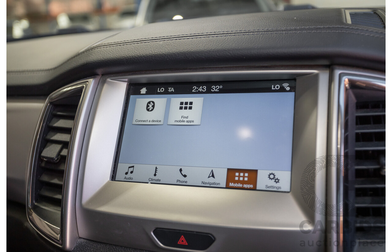 07/2018 Ford Everest Trend (4WD) UA II MY19 4D Wagon Diffused Silver Metallic Twin Turbo Diesel 2.0L - 7 Seats