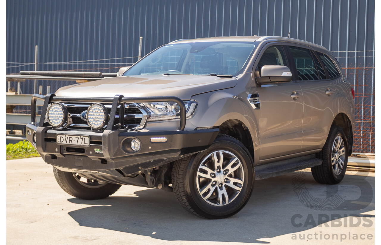 07/2018 Ford Everest Trend (4WD) UA II MY19 4D Wagon Diffused Silver Metallic Twin Turbo Diesel 2.0L - 7 Seats