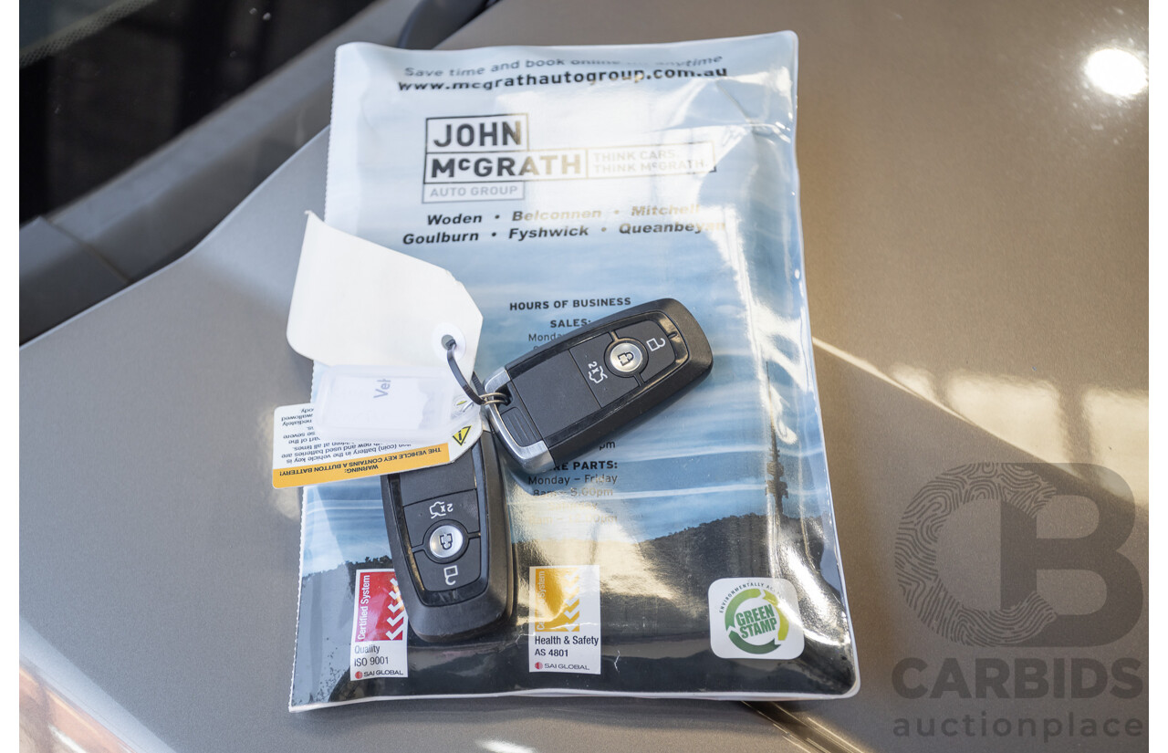 07/2018 Ford Everest Trend (4WD) UA II MY19 4D Wagon Diffused Silver Metallic Twin Turbo Diesel 2.0L - 7 Seats