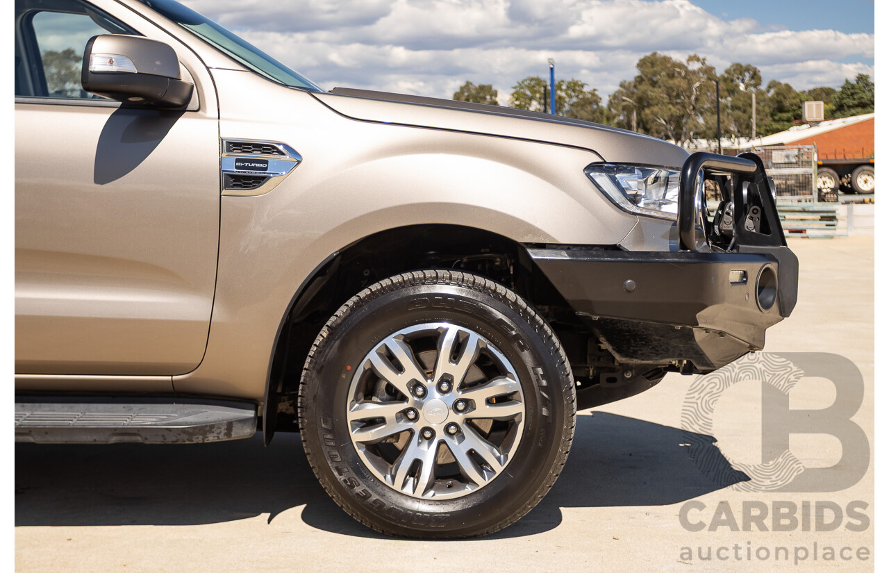 07/2018 Ford Everest Trend (4WD) UA II MY19 4D Wagon Diffused Silver Metallic Twin Turbo Diesel 2.0L - 7 Seats