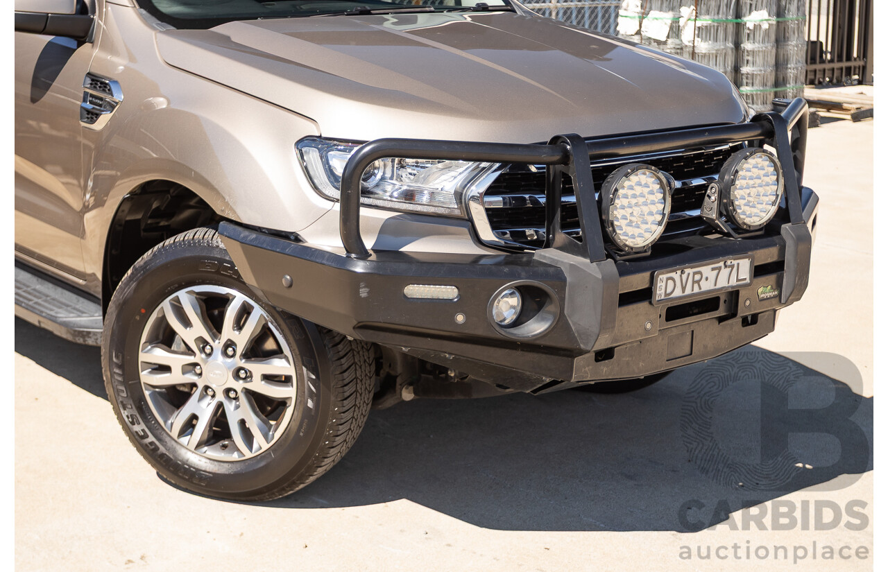 07/2018 Ford Everest Trend (4WD) UA II MY19 4D Wagon Diffused Silver Metallic Twin Turbo Diesel 2.0L - 7 Seats