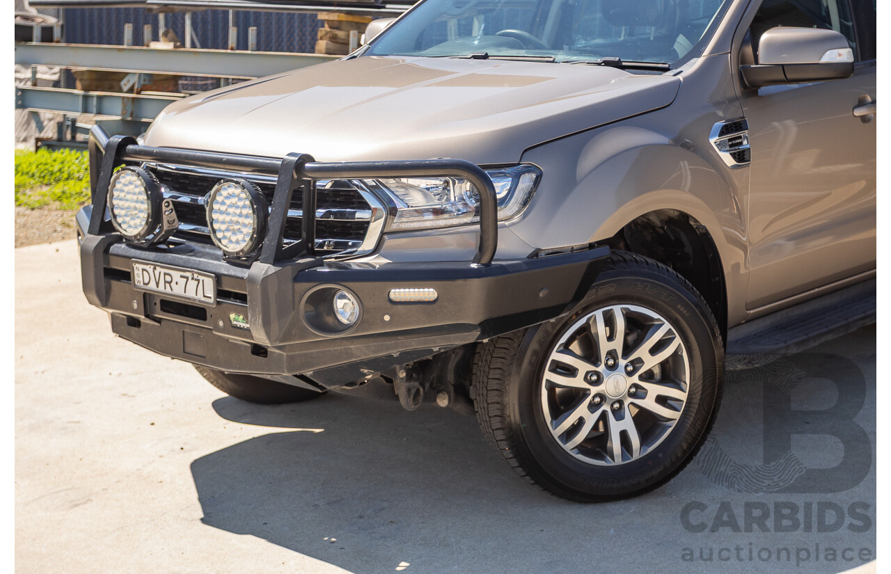 07/2018 Ford Everest Trend (4WD) UA II MY19 4D Wagon Diffused Silver Metallic Twin Turbo Diesel 2.0L - 7 Seats