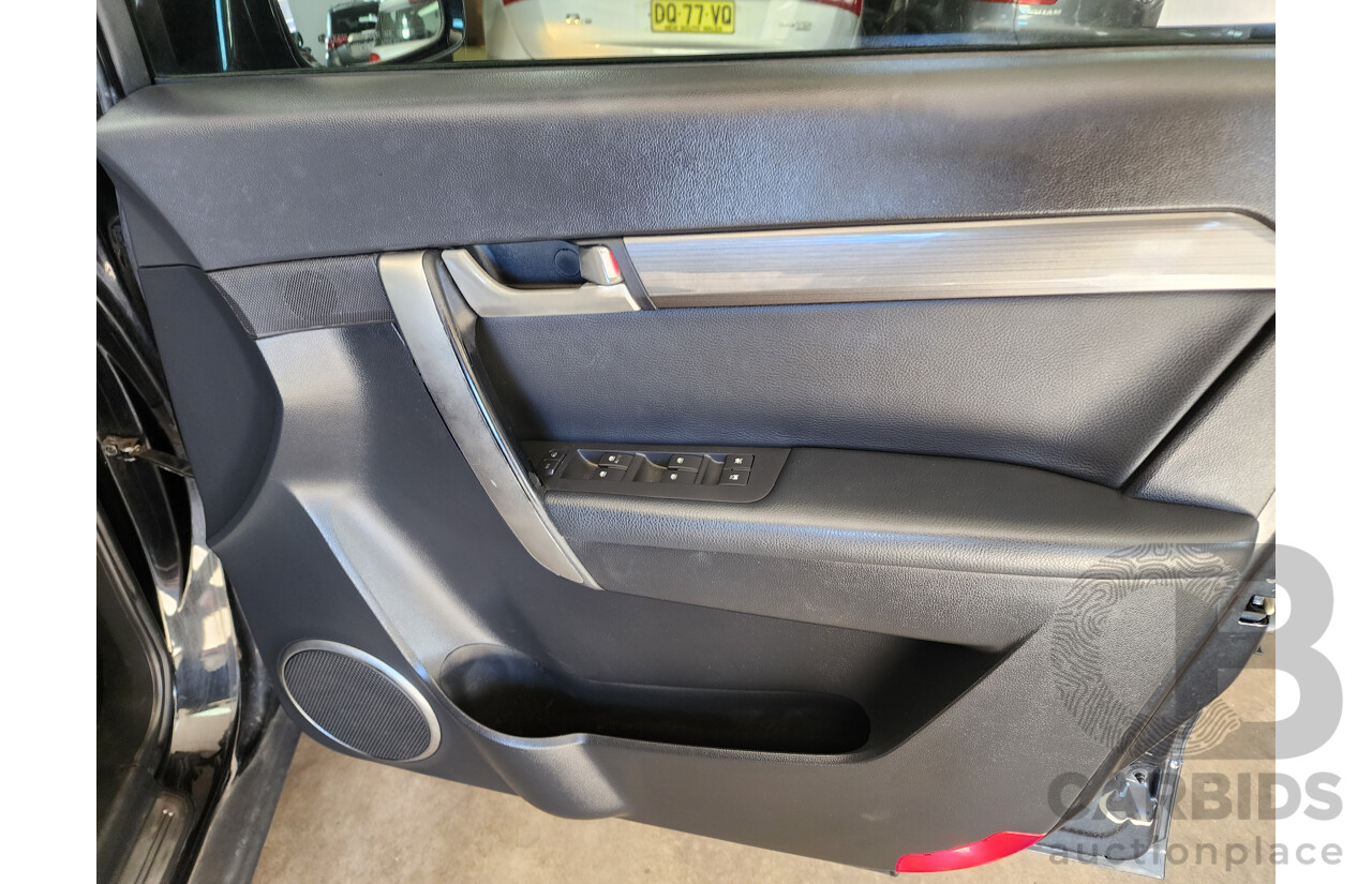 4/2009 Holden Captiva LX (4x4) CG MY09.5 4d Wagon Black 3.2L