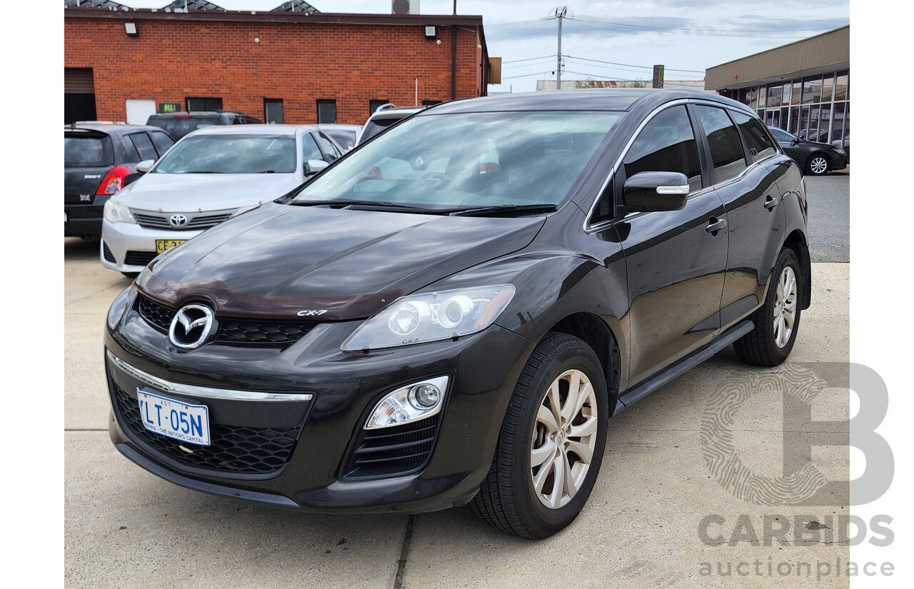 9/2011 Mazda Cx-7 Diesel Sports (4x4) ER MY10 4d Wagon Black 2.2L