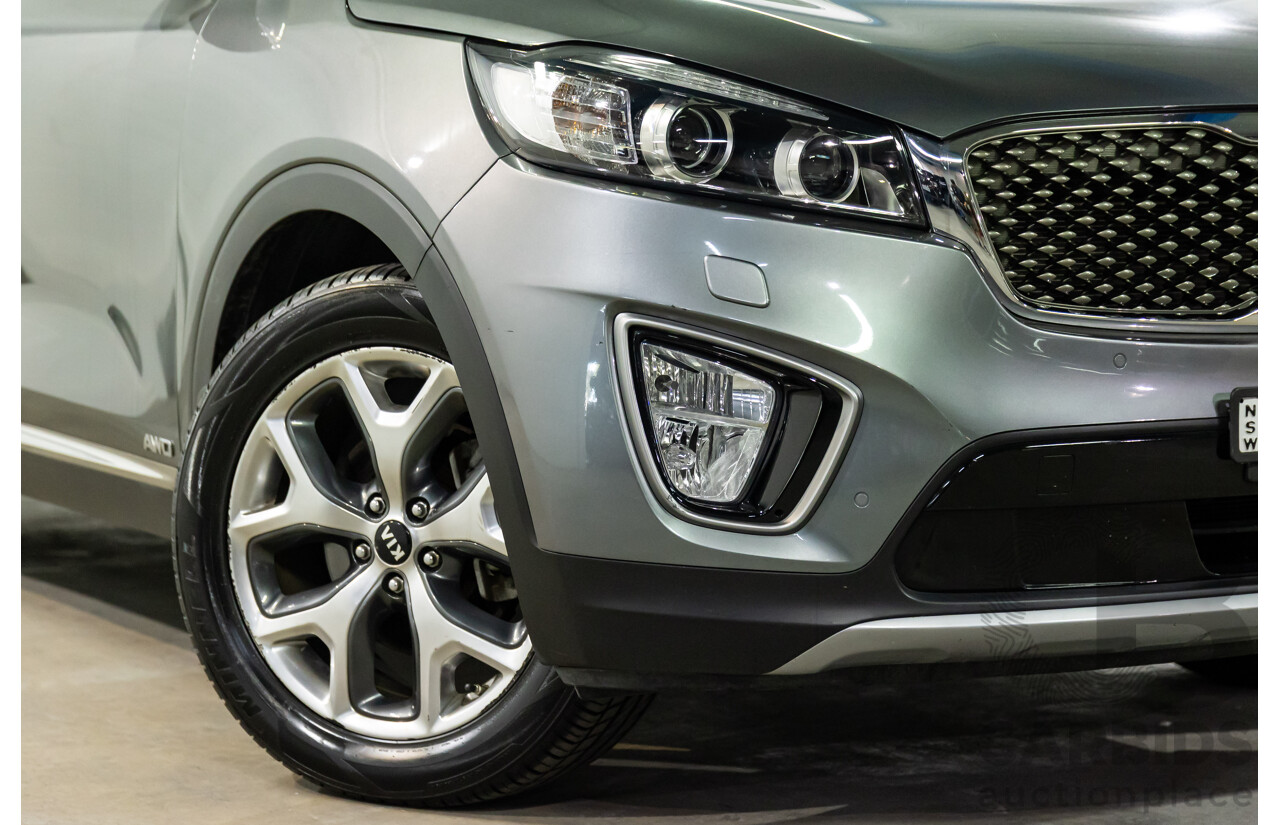 04/2016 Kia Sorento Platinum (AWD) UM MY16 4d Wagon Graphite Steel Metallic Turbo Diesel 2.2L