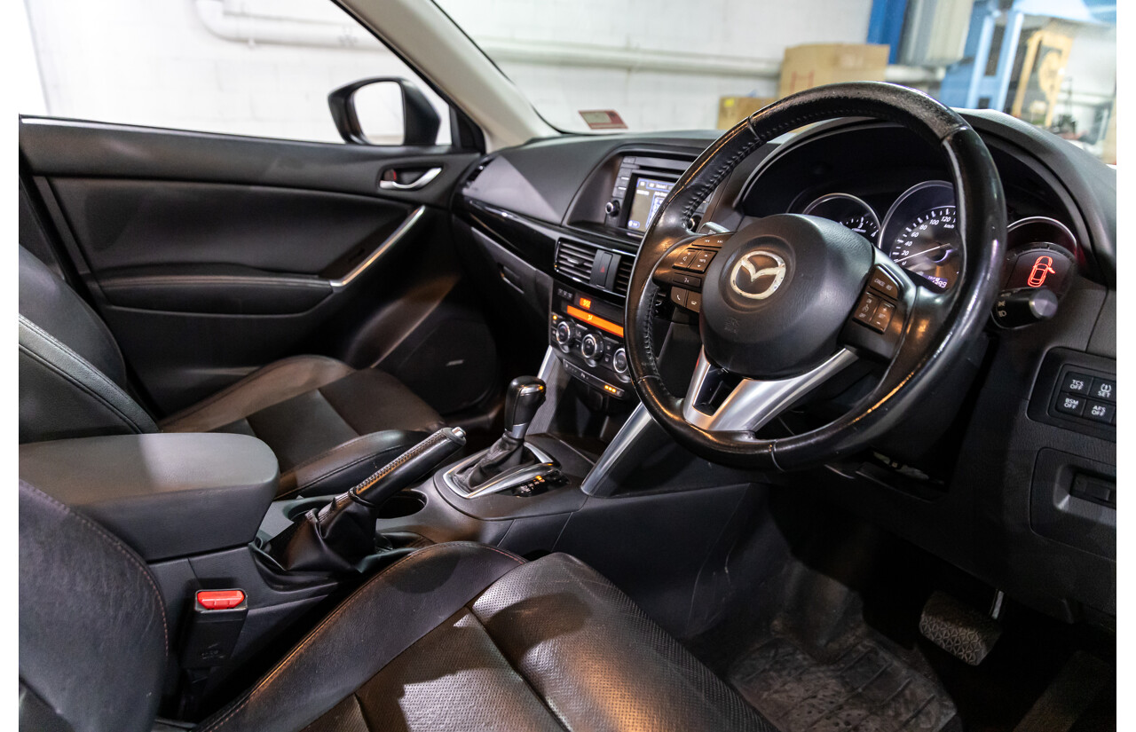 6/2014 Mazda CX-5 Akera (4x4) MY13.5 4d Wagon Meteor Grey Metallic Turbo Diesel 2.2L