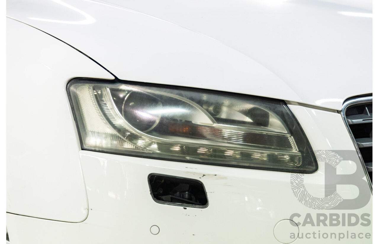 12/2010 Audi A5 2.0 TFSI 8T 2d Cabriolet Ibis White Turbo 2.0L