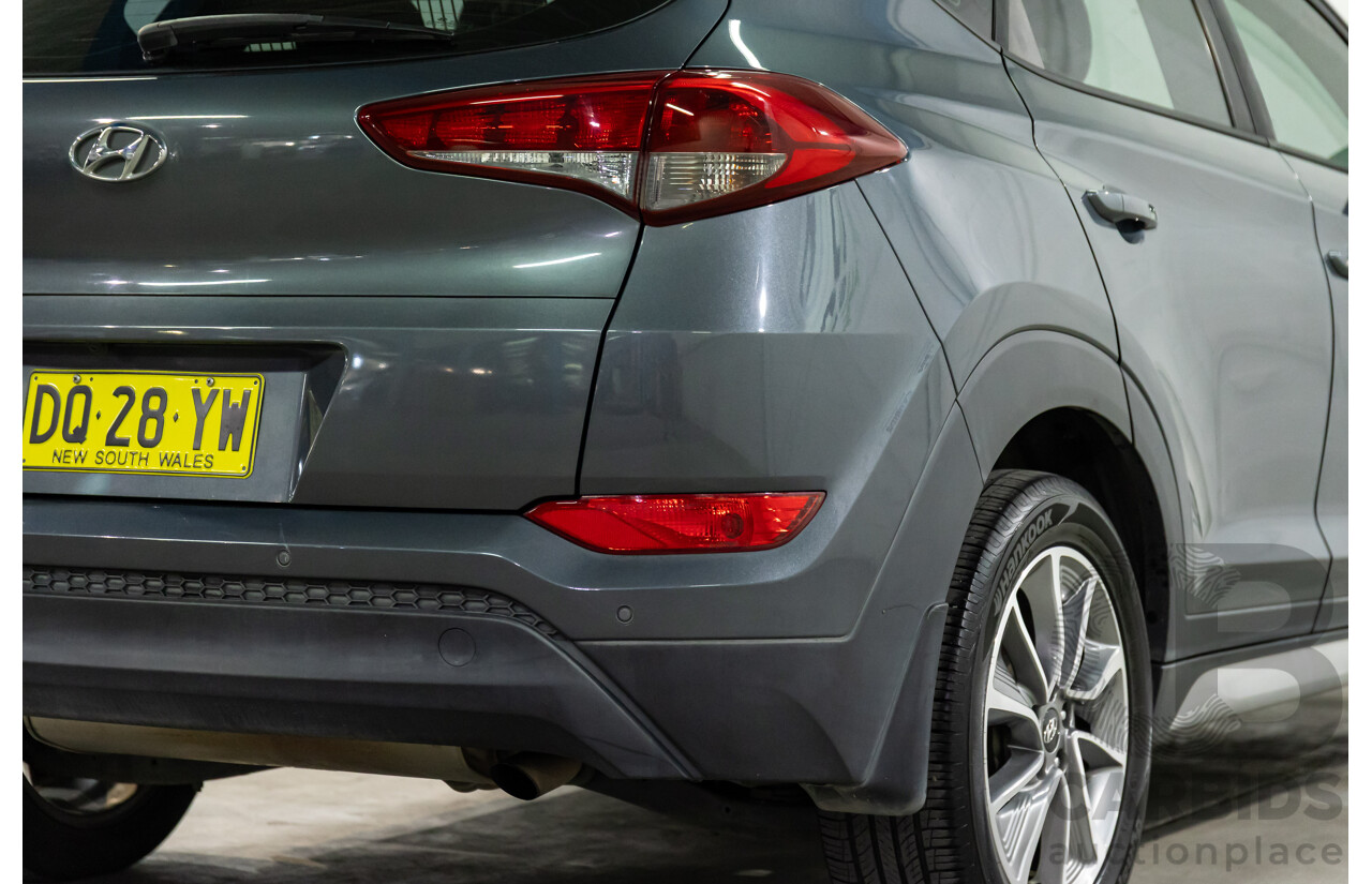11/2017 Hyundai Tucson Active X (FWD) TL MY18 4D Wagon Pepper Grey Metallic 2.0L