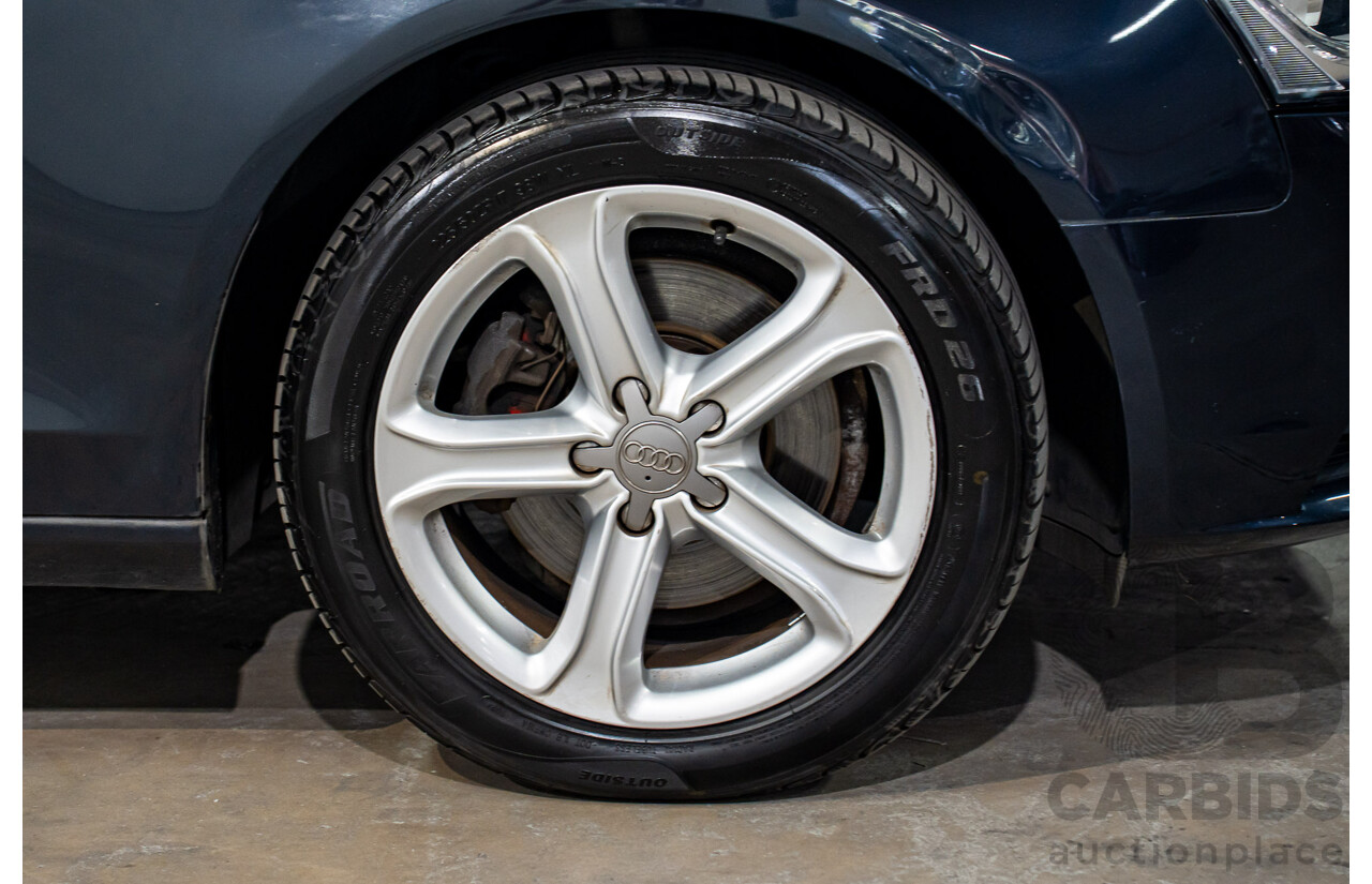 5/2013 Audi A4 1.8 TFSI B8 (8K) MY13 4d Sedan Moonlight Blue Metallic Turbo 1.8L