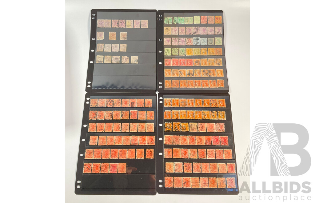 Collection of Australian Predecimal Victorian QV Stamps