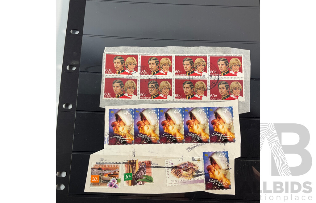 Australian Mint and Cancelled Stamps Including Predecimal, ANPEX 1972 Minisheet, South Australia Eight Cent Duty Stamps