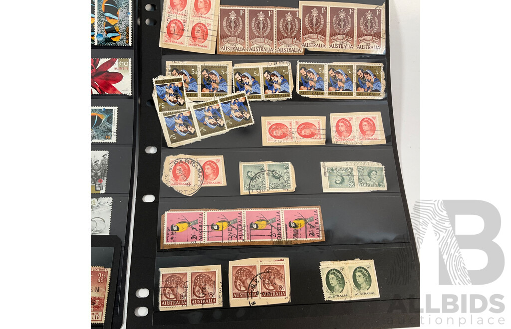 Australian Mint and Cancelled Stamps Including Predecimal, ANPEX 1972 Minisheet, South Australia Eight Cent Duty Stamps
