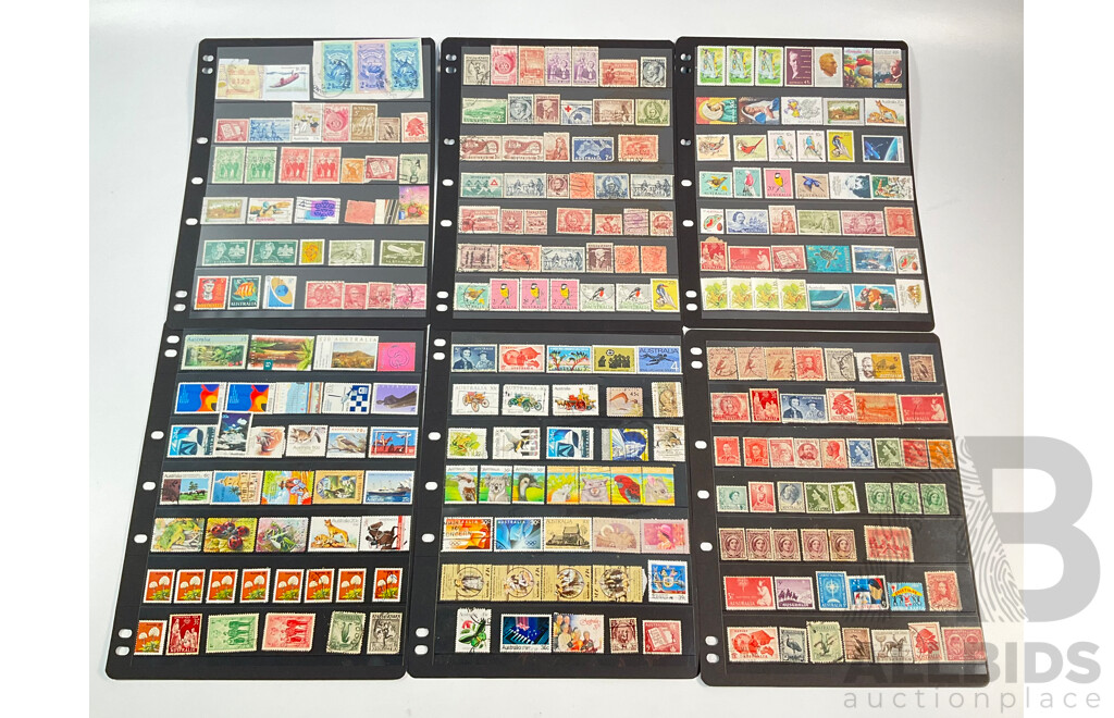 Australian Predecimal and Early Decimal Mint and Cancelled Stamps Including Mint Twenty Dollar John Glover, Kookaburras, KGVI, 1945 Peace