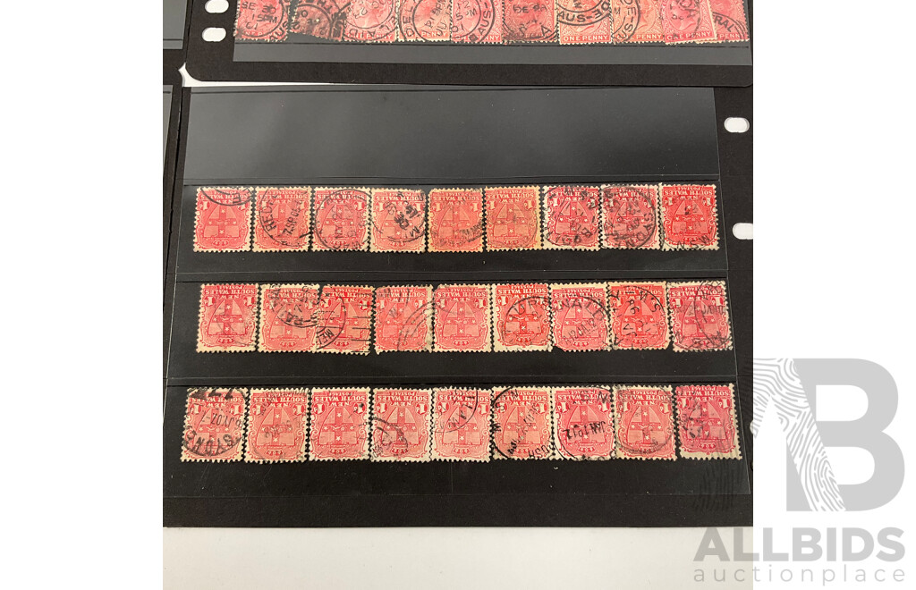Collection of South Australian Stamps Including Predecimal, QV, Perfins, Stamp Duty, ANPEX 1972
