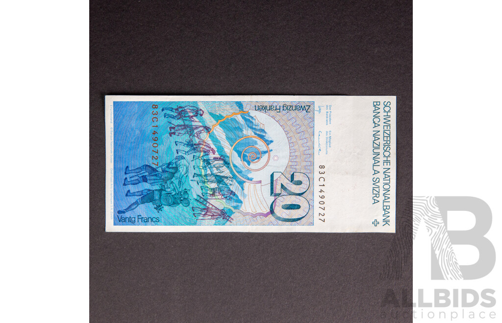 Collection of Switzerland, Austria and Sweden Banknotes