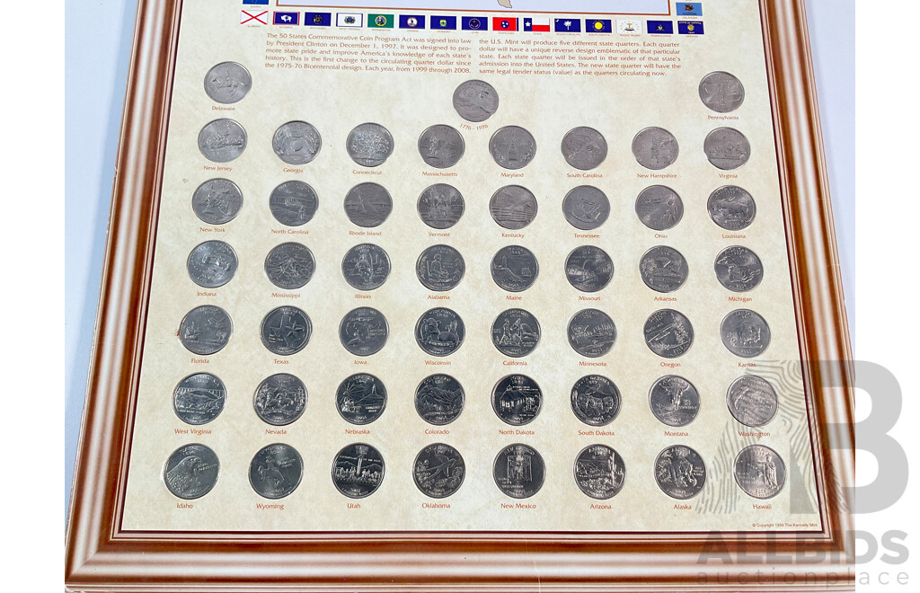 USA 1999-2008 Commemorative Fifty State Quarter Collection