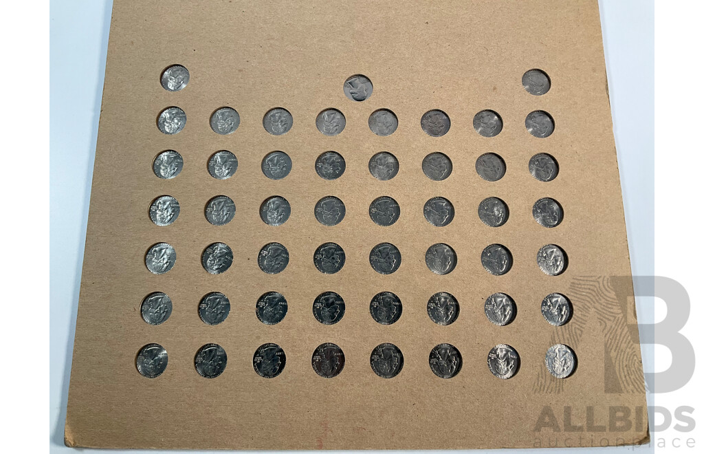 USA 1999-2008 Commemorative Fifty State Quarter Collection