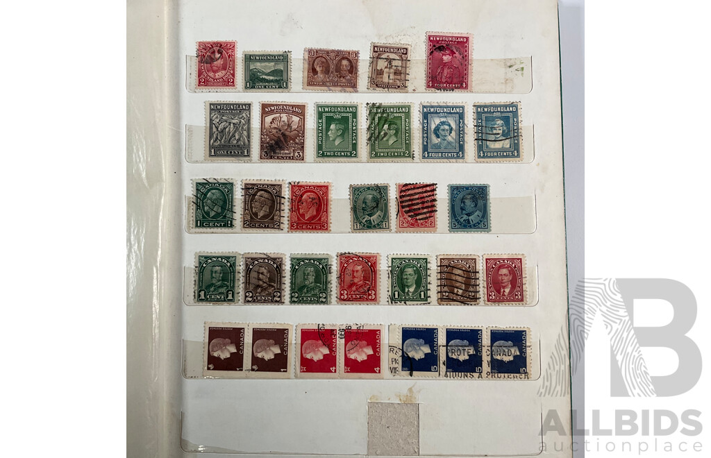 Album of Canadian Stamps, Examples Spanning 1890's QV to 1976 Montreal Olympics