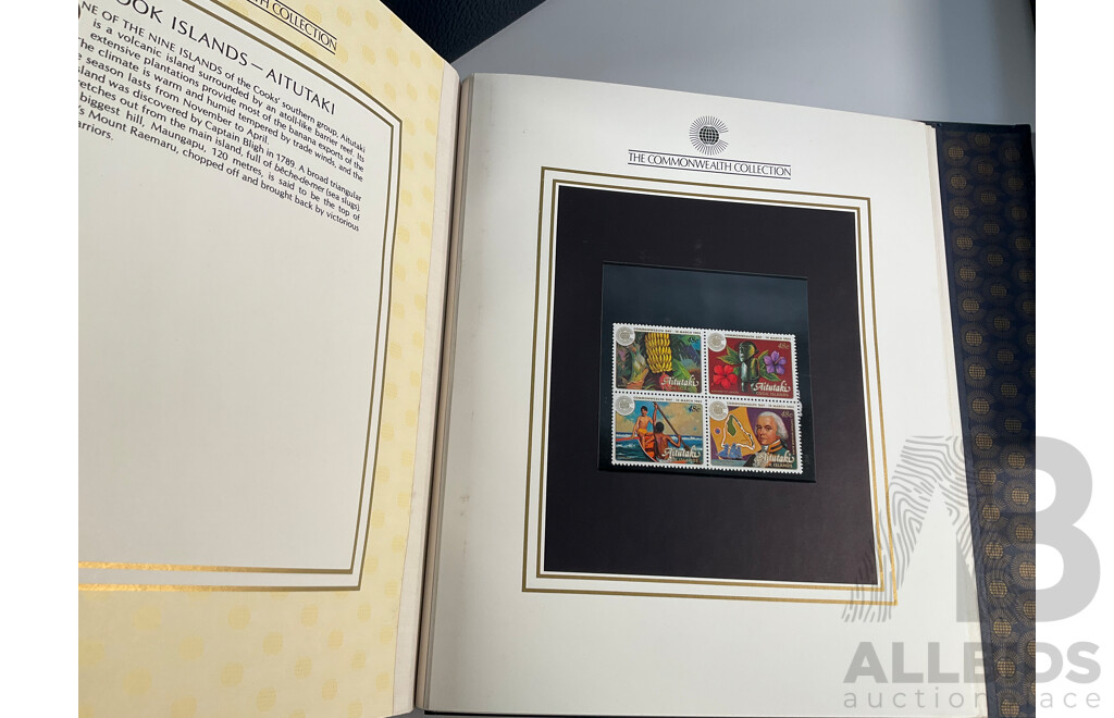 Album of Royal Australian Armoured Corps Commemorative Envelopes with Additional Army Themed Mint Stamps and Covers and The Commonwealth Collection 1983 Mint Stamp Album