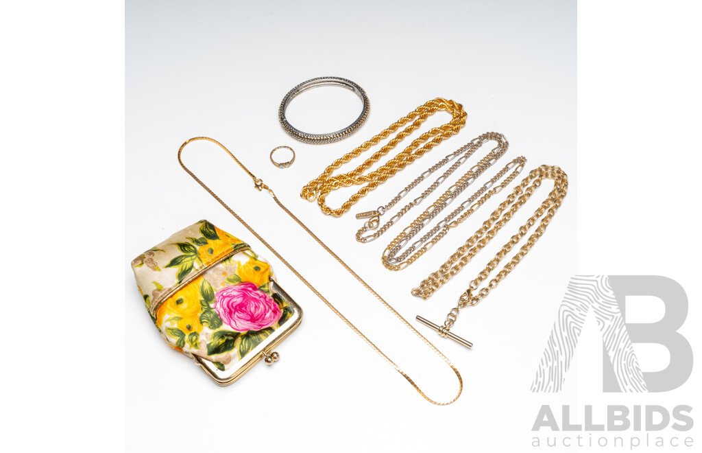 Collection of Gold & Silver Tone Jewellery - Lot of 6