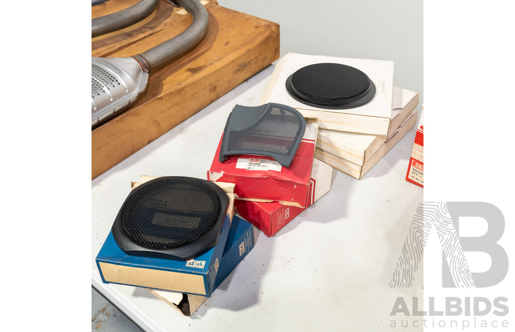 Collection of Seven NOS Genuine Holden Speaker Grills