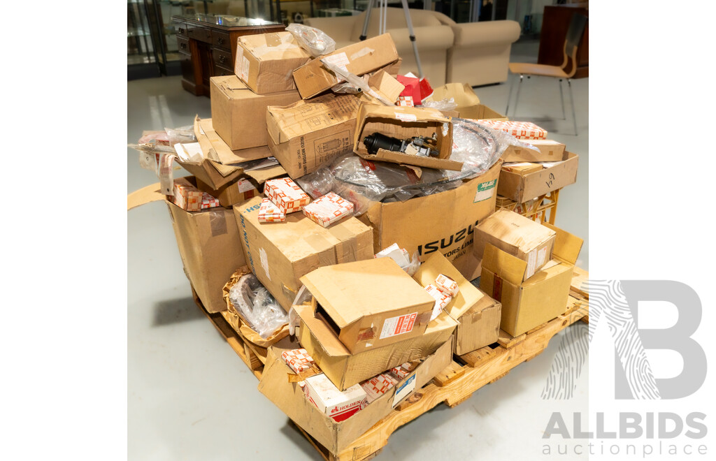 Pallet Lot of NOS Genuine Isuzu Truck and Car Parts
