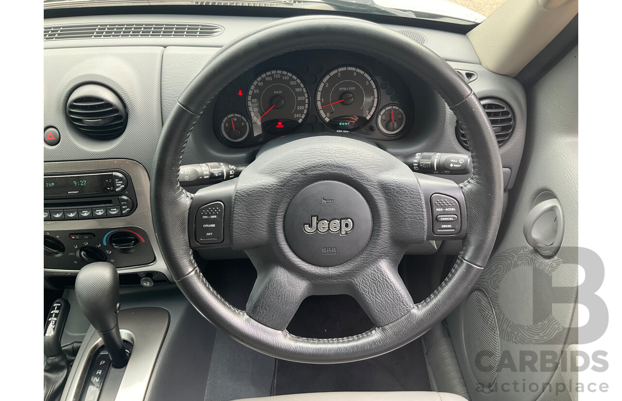 6/2007 Jeep Cherokee Sport (4x4) KJ MY05 UPGRADE 4d Wagon Silver Or Chrome 3.7L