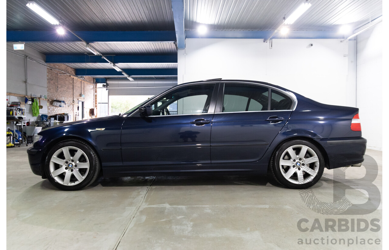 6/2002 BMW 330i E46 4d Sedan Orient Blue Metallic 3.0L